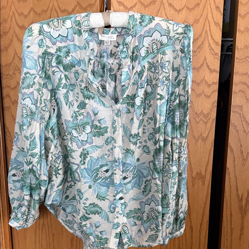 Floral Print Women's Top